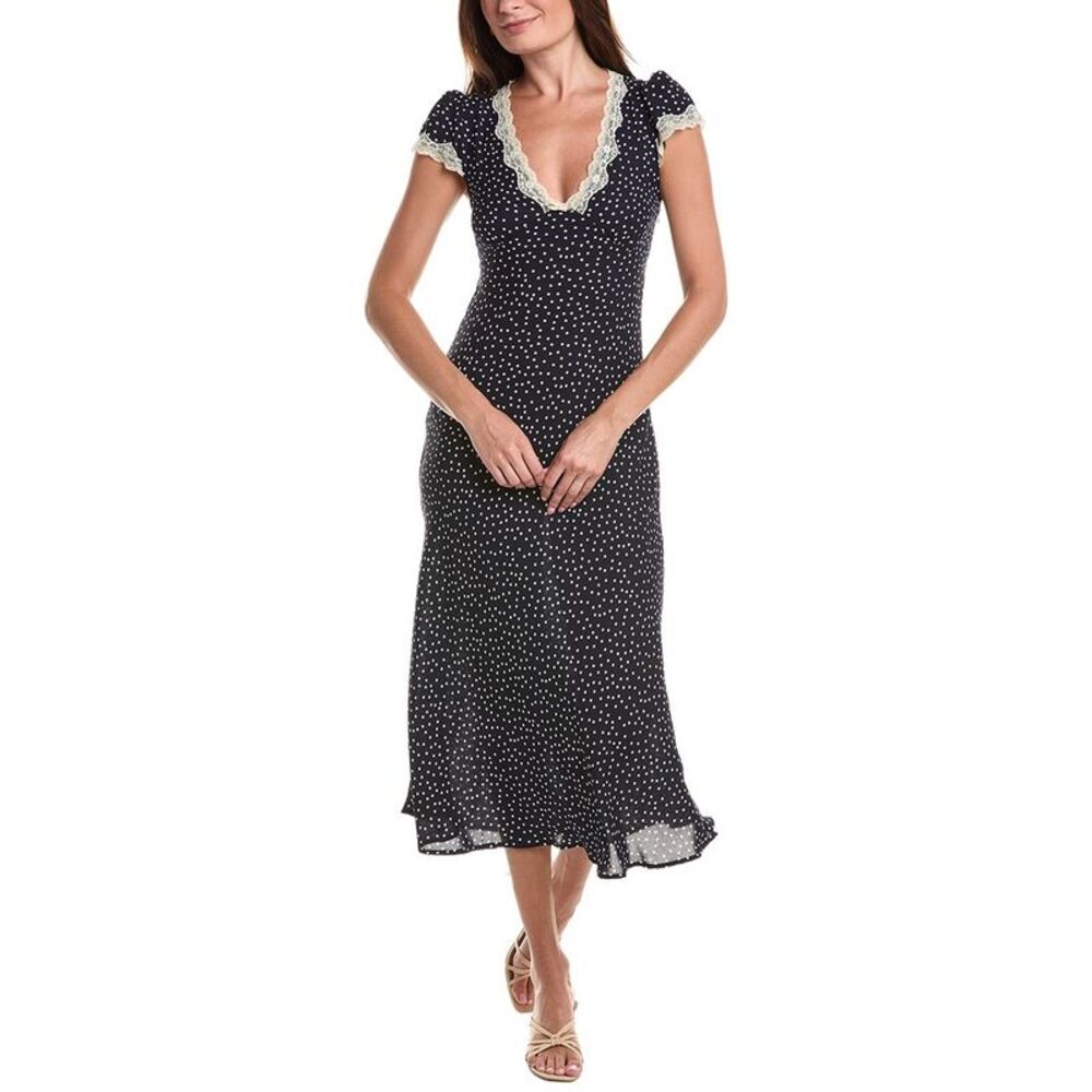 Ipponelli Womens  Midi Dress, Black